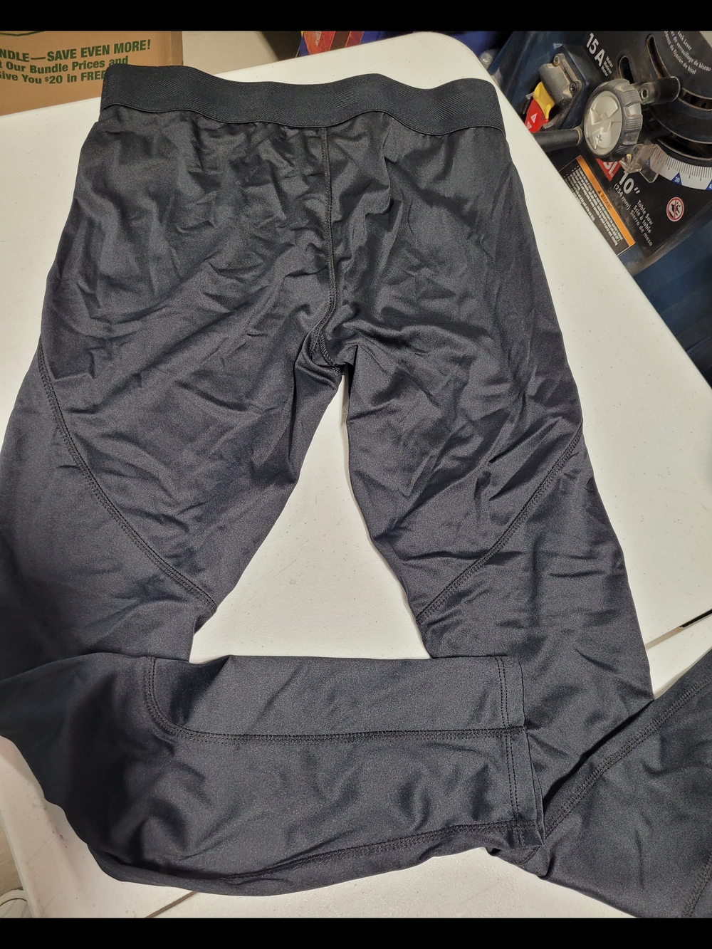 Women’s Black Performance Track Joggers with Elastic Waist - Picture 4 of 4